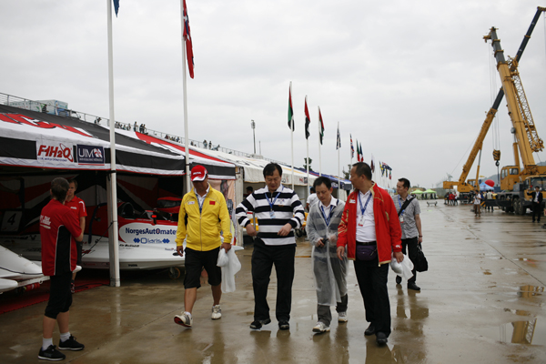 中国没有F1车队,但有一支世界冠军F1摩托艇队