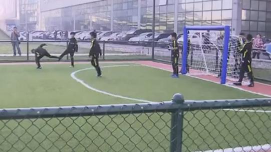 沈阳:儿童足球公园启用了