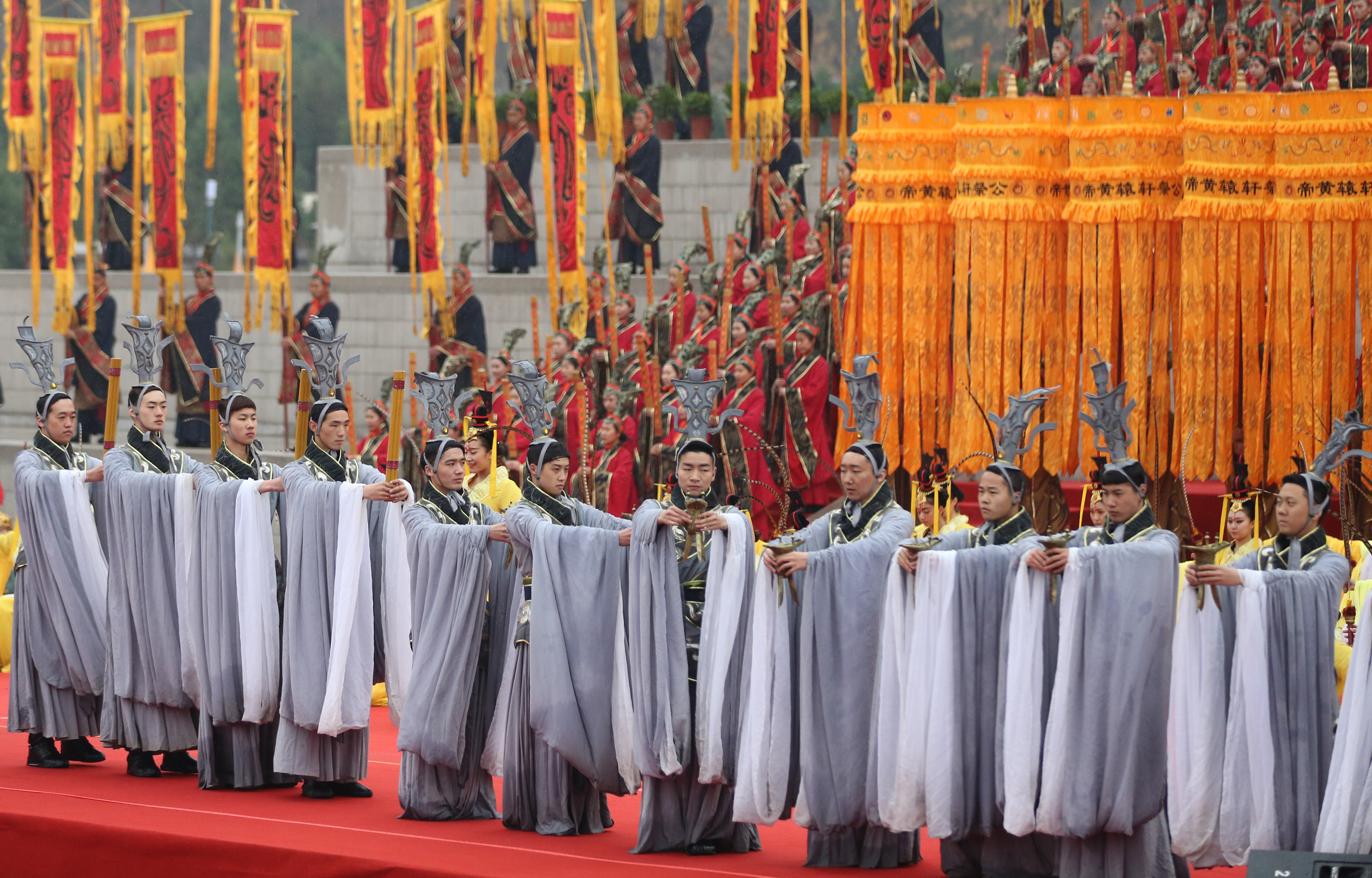 丙申年清明公祭轩辕黄帝典礼在陕西黄陵举行-