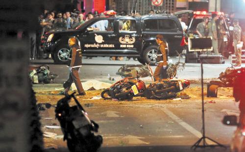 曼谷市中心发生爆炸 死伤者众多
