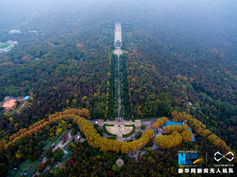 新华网新闻无人机队航拍紫金山每个季节的不同美景与风韵,紫金四季