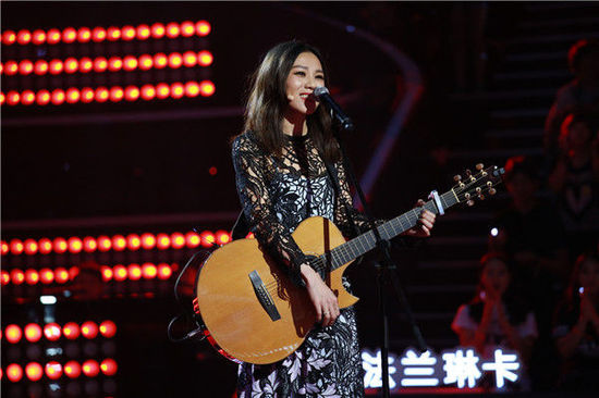 《中国新歌声》蔡健雅献唱助阵 战队五强学员