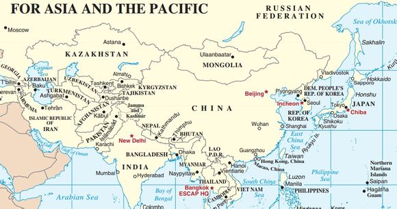 联合国官网世界地图上有北京上海广州武汉,重