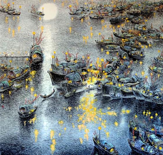 画家林岩:撷画山水墨涌意,磨岩传神涤载春