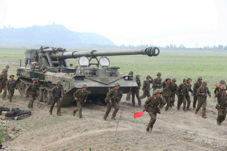 朝鲜170毫米谷山大炮清晰图
