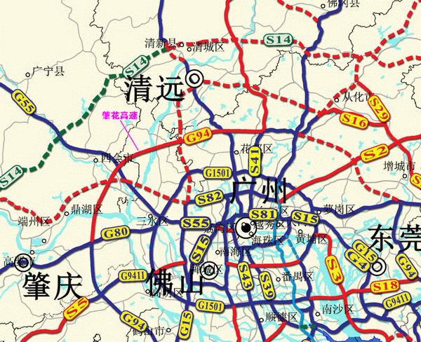 肇花高速通车