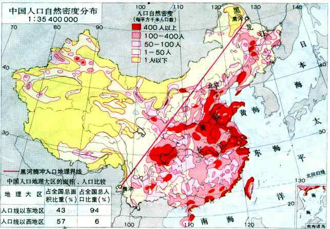 中国人口密度分布图_亚洲人口密度分布图