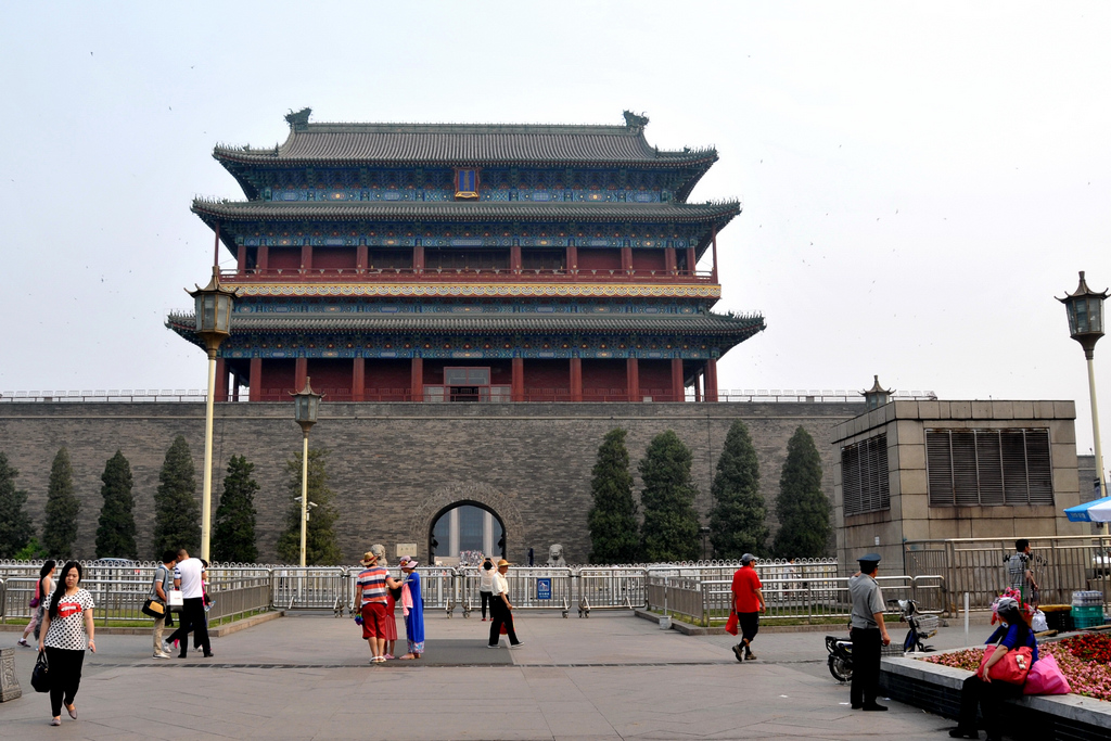 首都,北京,正阳门,前门与中国公路零起点