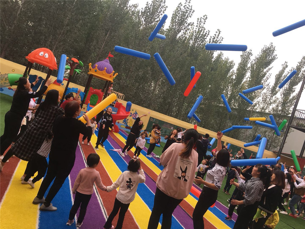 平乡县河古庙中心幼儿园举行秋季亲子运动会