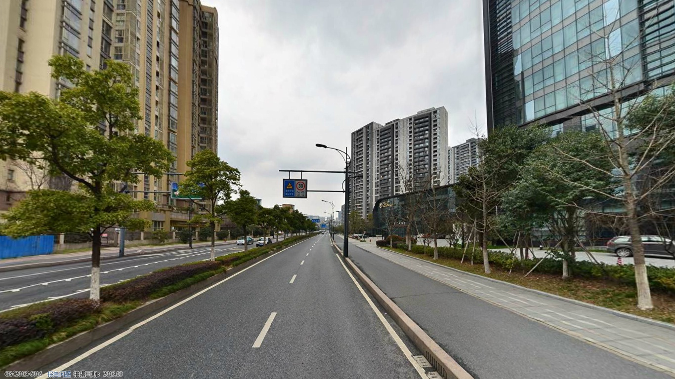 标题:中国部分重点城市街道全景图