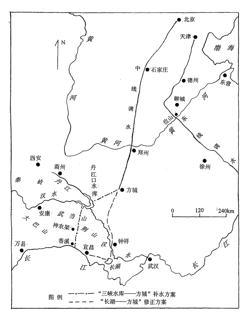 与易贤命教授讨论"南水济黄"与"引江补汉二期"工程问题