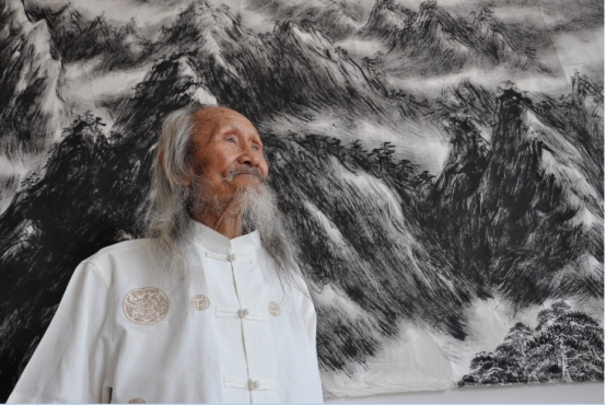 84岁的画家李颠将游黄山并下榻抚羽山庄